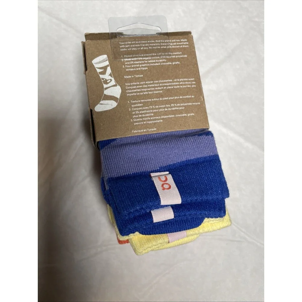 On Cloud Kids 4-Pack‎ Socks (Little Kid) Crew Cut Socks SMALL (9.5-12.5) $29.99